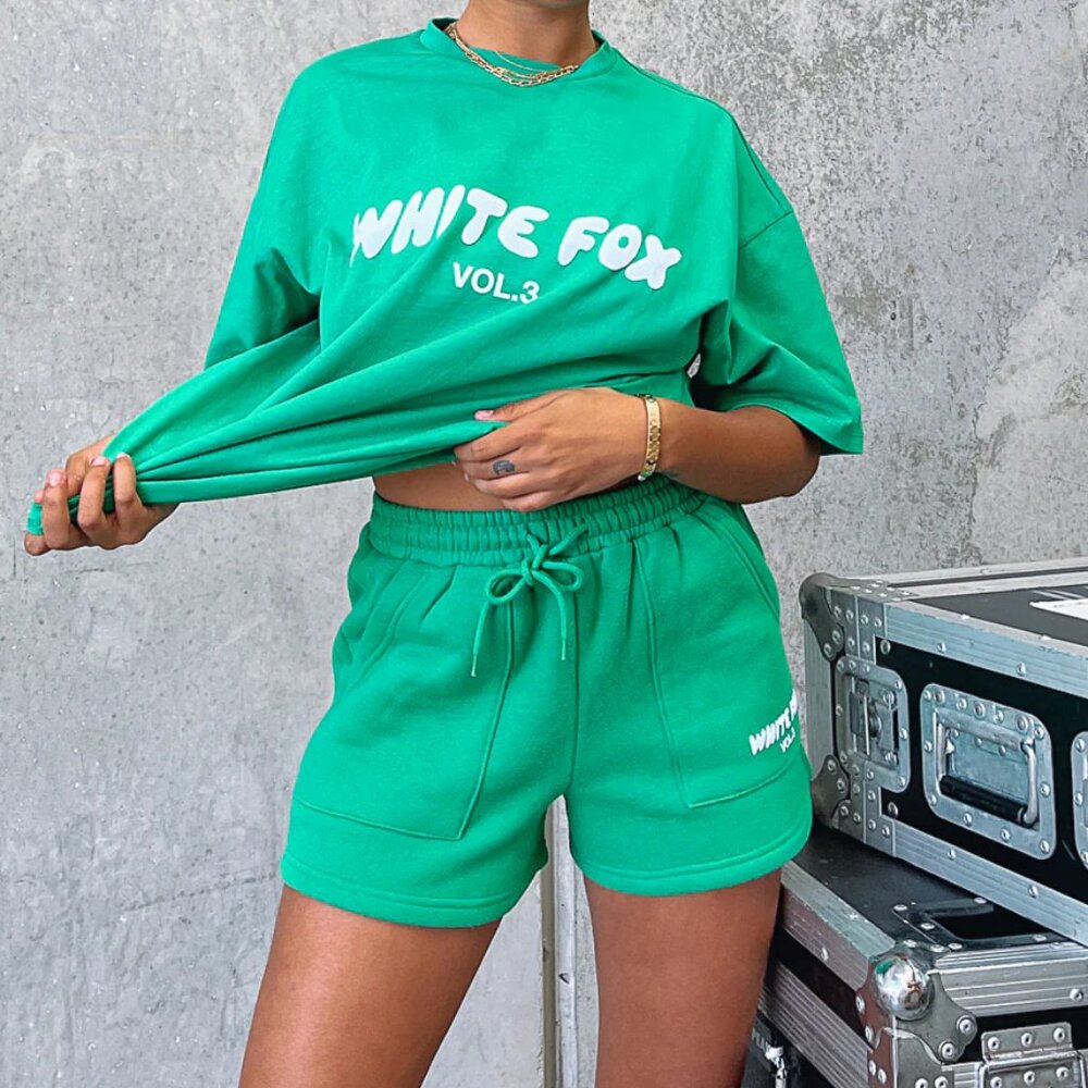 White Fox Offstage Lounge Shorts S